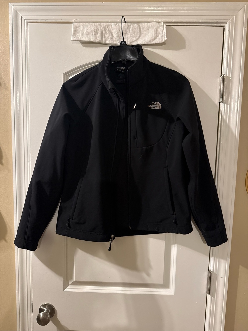 The North Face Apex Soft shell Black Jacket Waterproof Multi Pocket Women medium